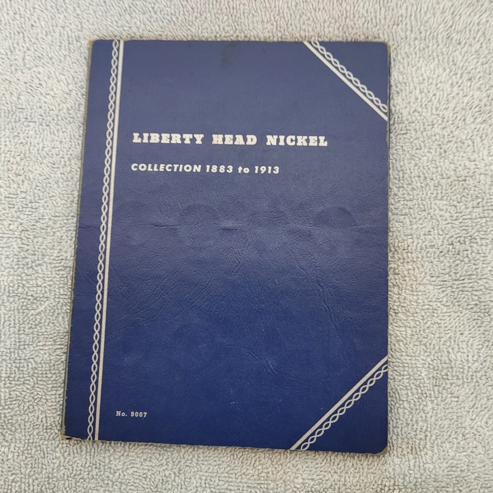 Whitman Liberty‎ Head Nickel Collection 1883-1913 Coin Folder No 9007 Blue Album